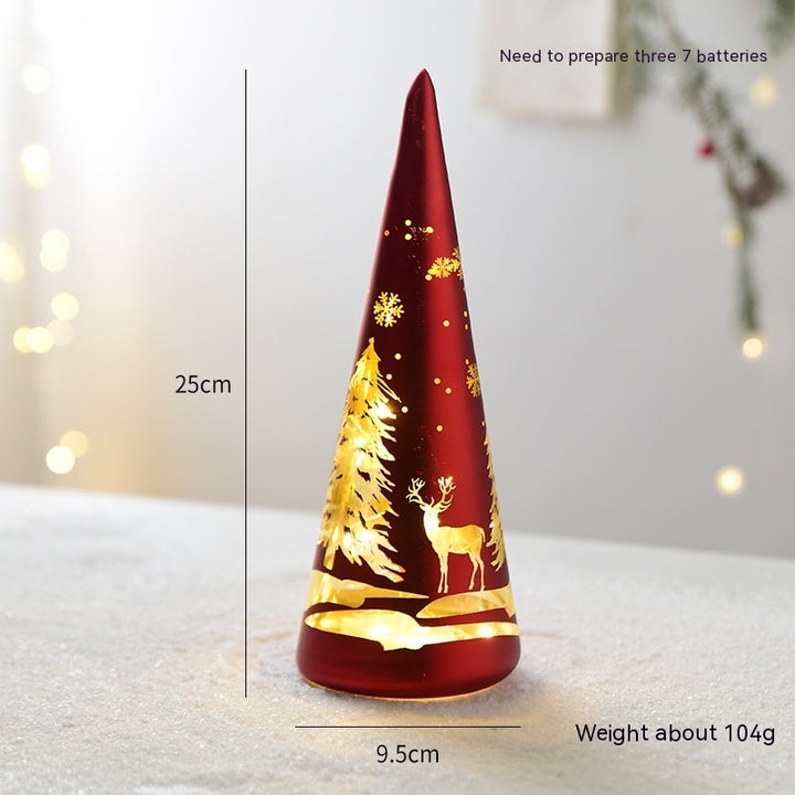 Christmas Luminous Glass Desktop Decoration by 253444