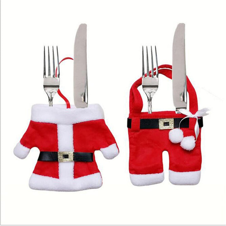 Christmas knife and fork bag Christmas tableware set by 253444