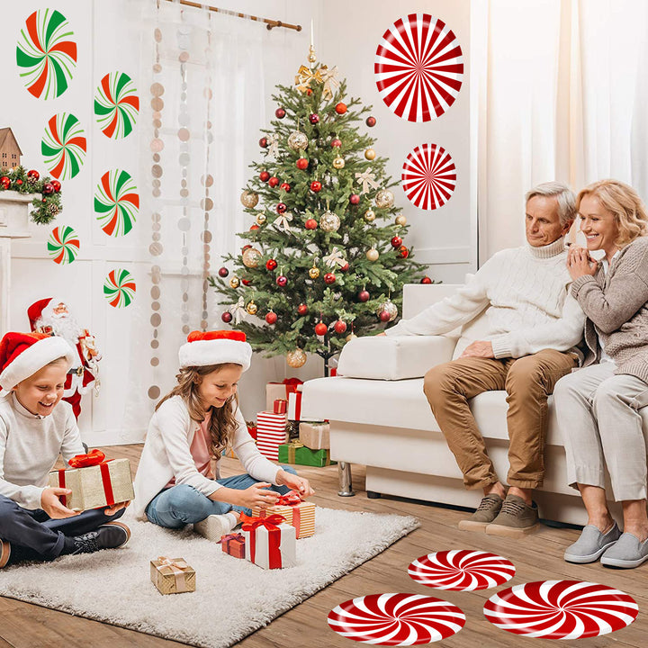 Christmas Snowflake Candy Sticker Decoration Sticker Wall by 253444