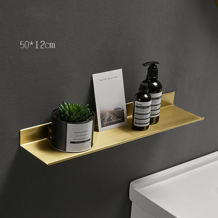Shower Rack And Wall Mirror Front Cosmetic Storage