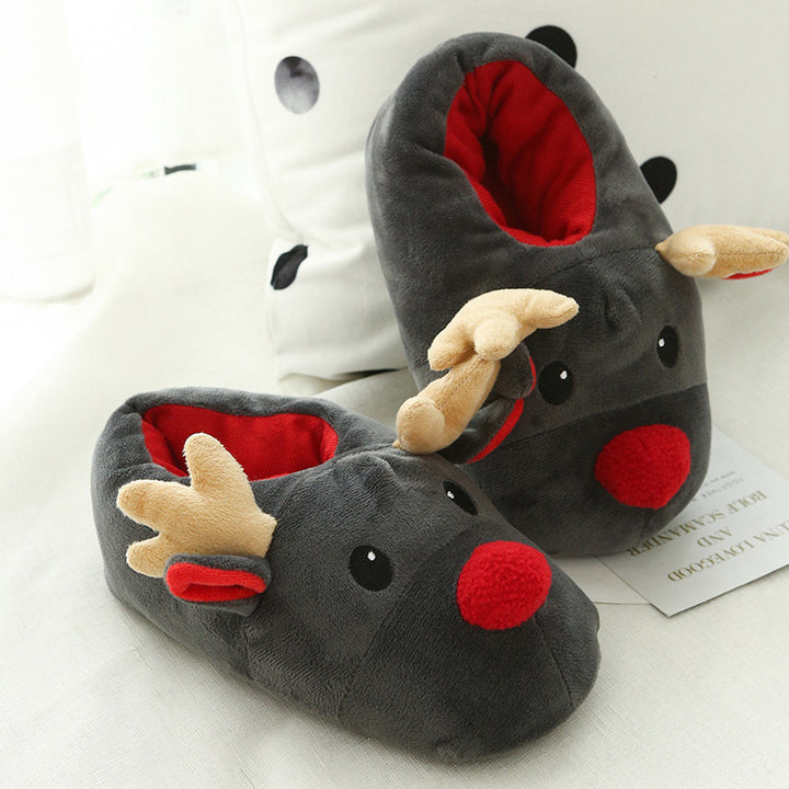 Christmas Shoes Cute Elk Home Slippers by 253444