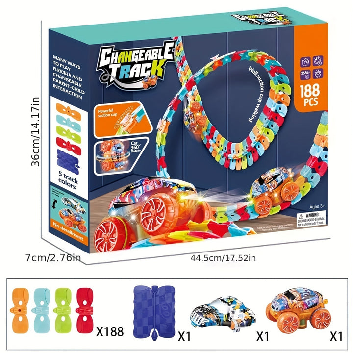Pista de Corrida Brinquedo Luminoso Sem Bateria Crianças