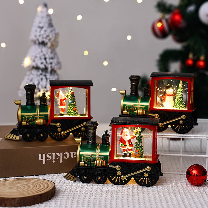 Christmas Gift Train Decoration Small Night Lamp by 253444