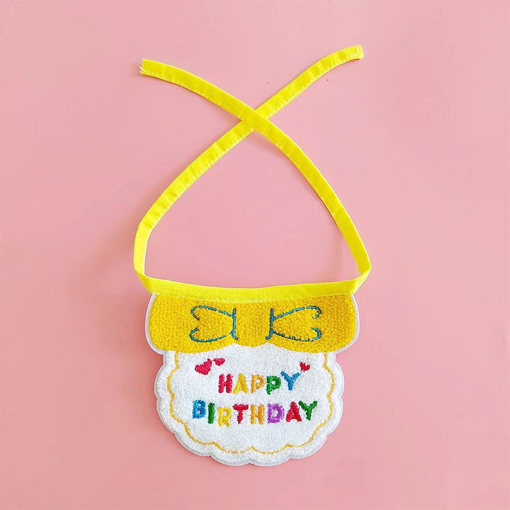 Make Your Pet's Birthday Special with this Adorable Dog Birthday Hat & Bandana Set! by Casa Perfeita