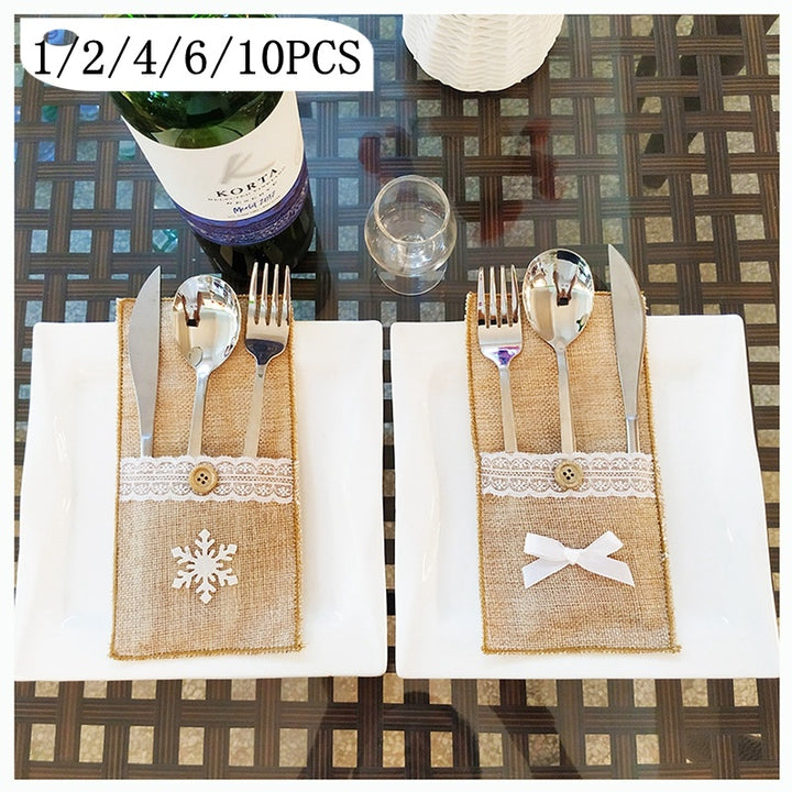 Christmas knife and fork set by 253444