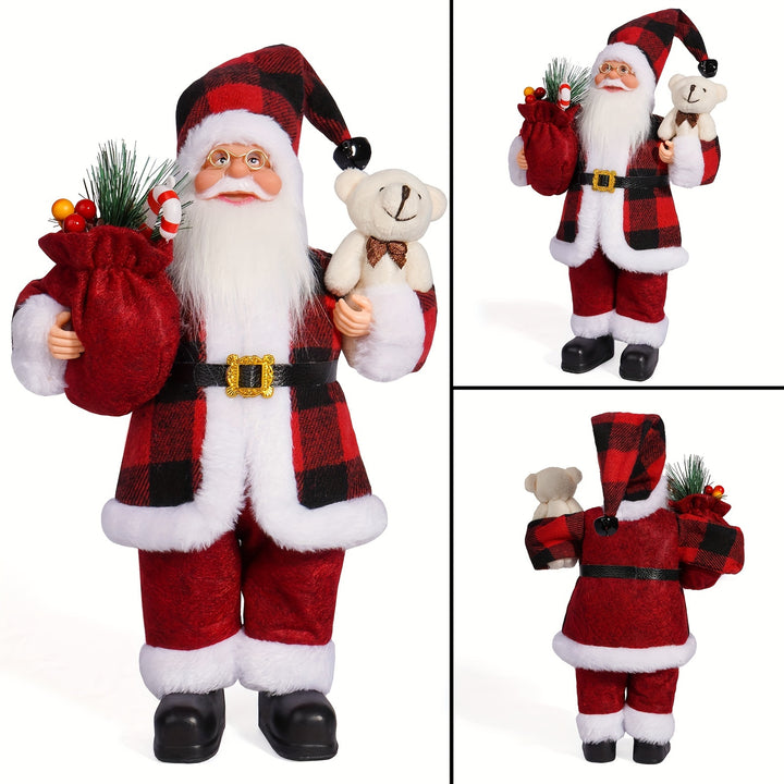 Figura Papai Noel 12 Polegadas Decoração Natal Para Festas by Casa Perfeita