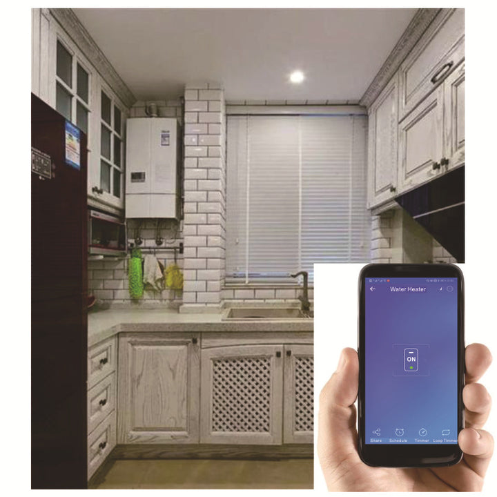 Smart WIFI water heater touch switch mobile phone remote control high power switch