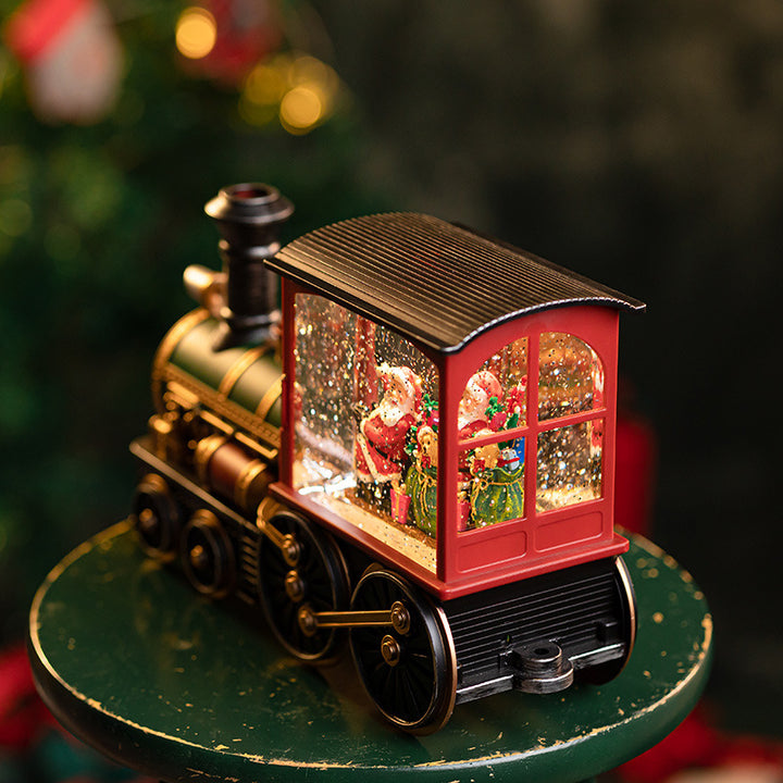 Christmas Santa Claus Train Music Box by 253444