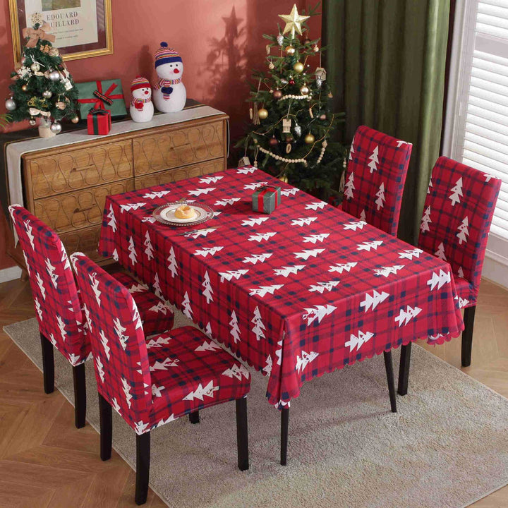 Waterproof And Oil-proof Christmas Tablecloth by 253444