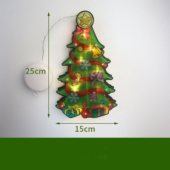 LED Suction Cup Window Hanging Lights Christmas Decoration by 253444
