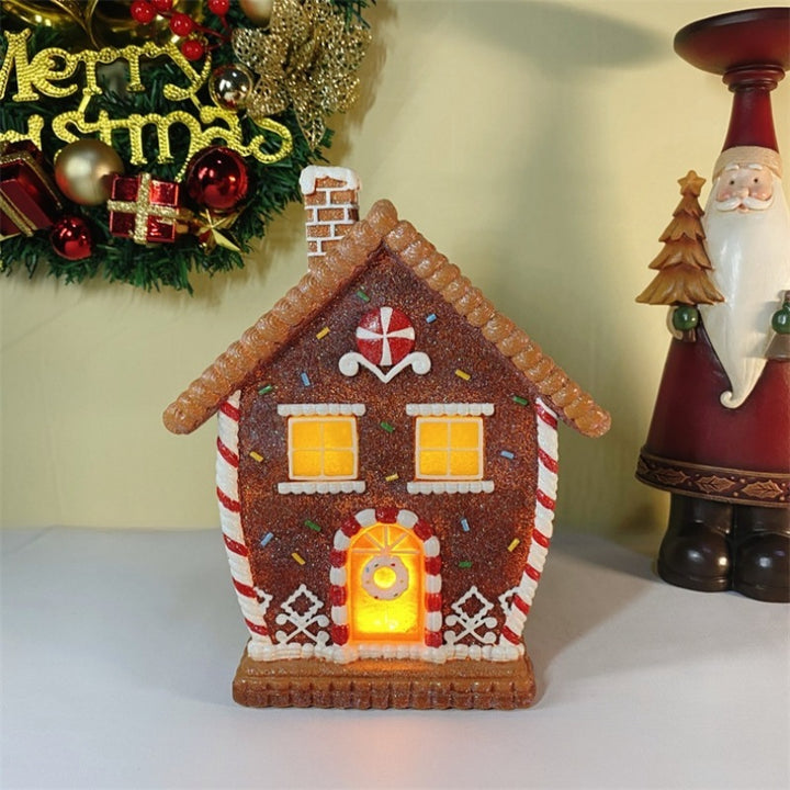 Christmas Gingerbread Man Decoration Christmas Light-emitting Decorations by 253444