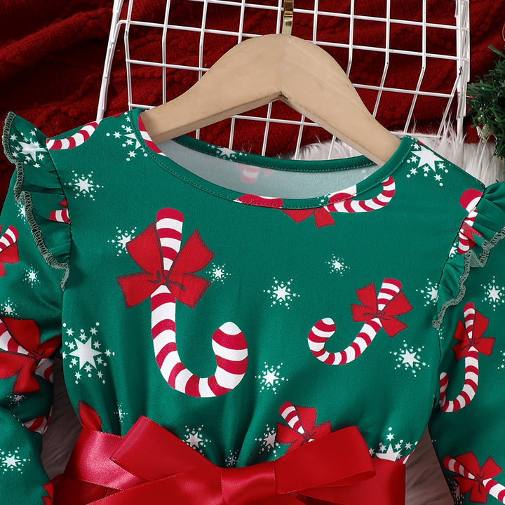 Vestido Princesa De Inverno Para Meninas Conforto Natal