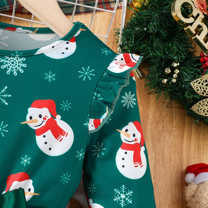 Vestido Princesa De Inverno Para Meninas Conforto Natal