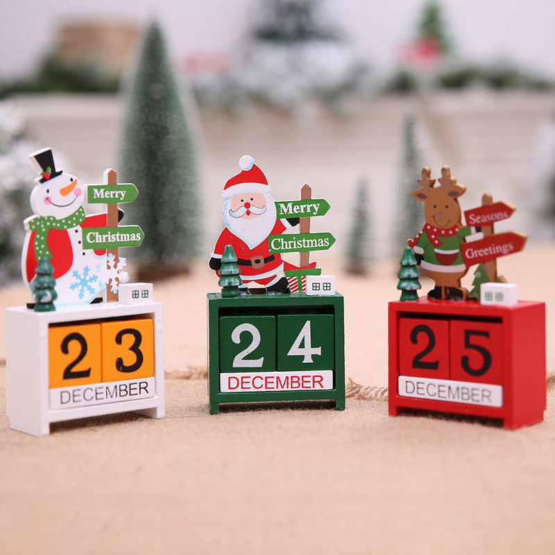 Christmas wooden calendar decorations by 253444