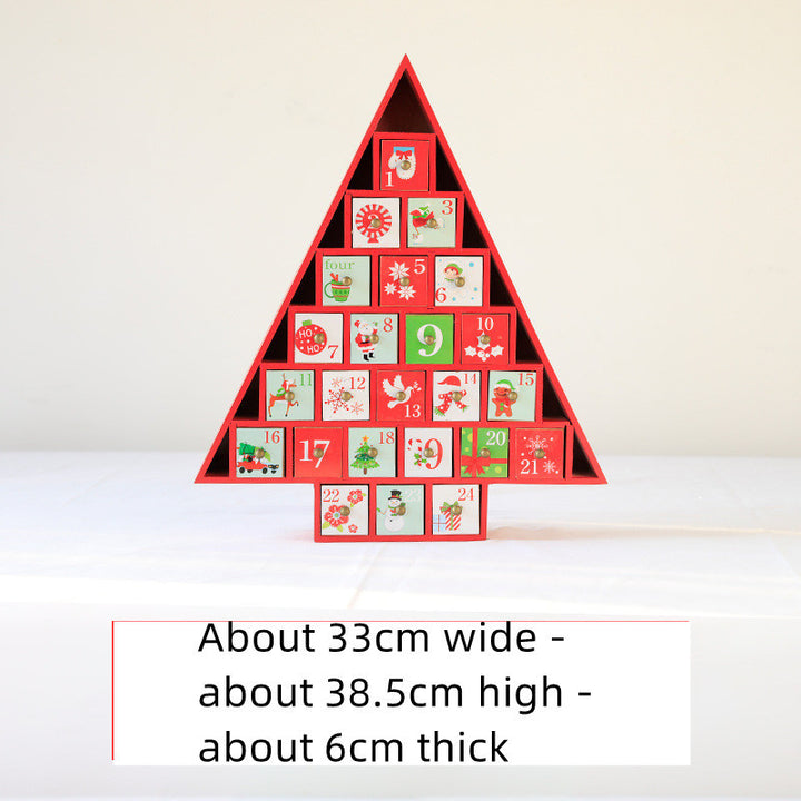 Christmas decoration wooden calendar by 253444