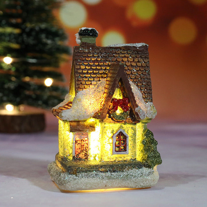 Christmas Decorations Micro Landscape Resin House by 253444