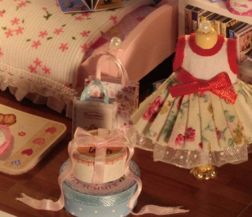 Caixa DIY Cabine Artesanal com Luz LED para Presentes