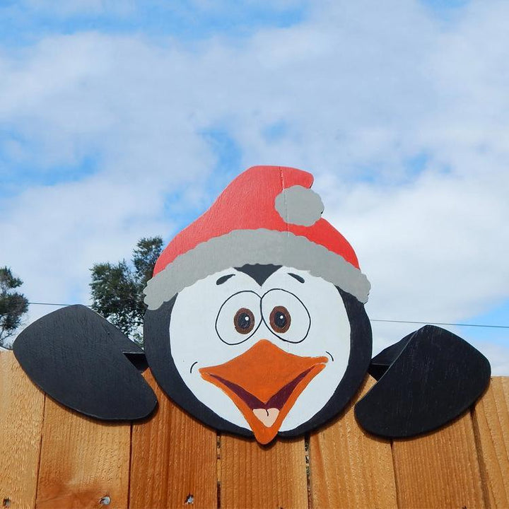 Christmas Themed Fence Garden Top Decoration by 253444
