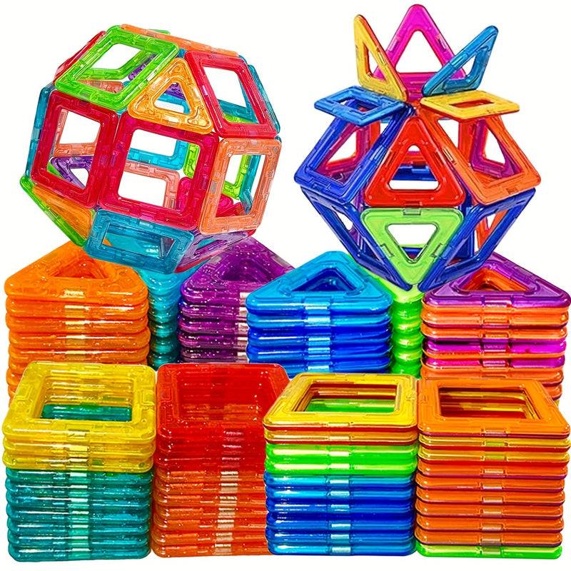 Blocos Magnéticos Grandes Brinquedos STEM Conjunto Educativo