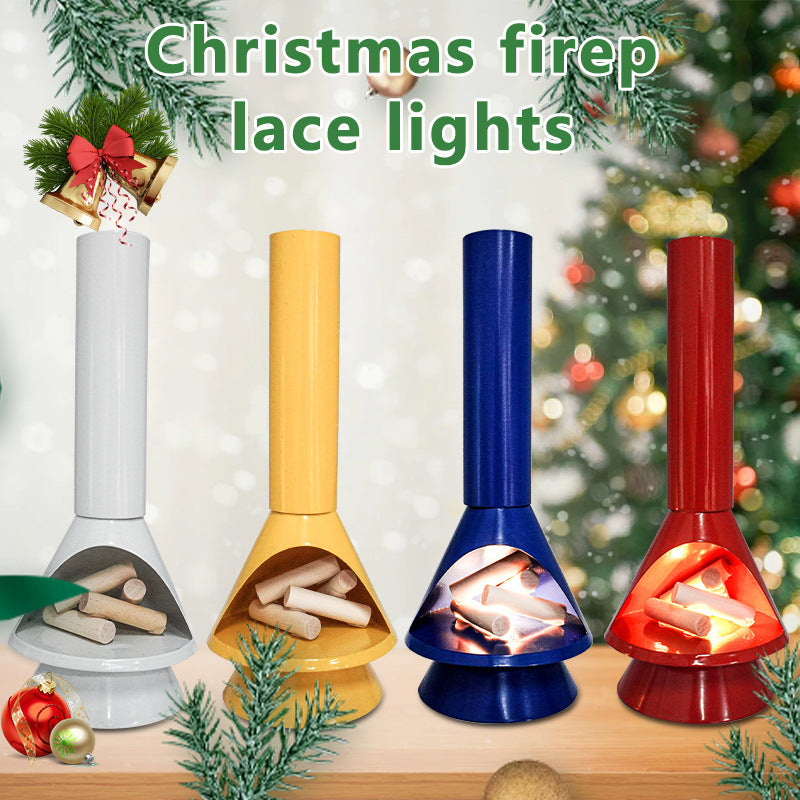 Luminous Style Christmas Lighting Atmosphere Decoration Fireplace Decorations by 253444