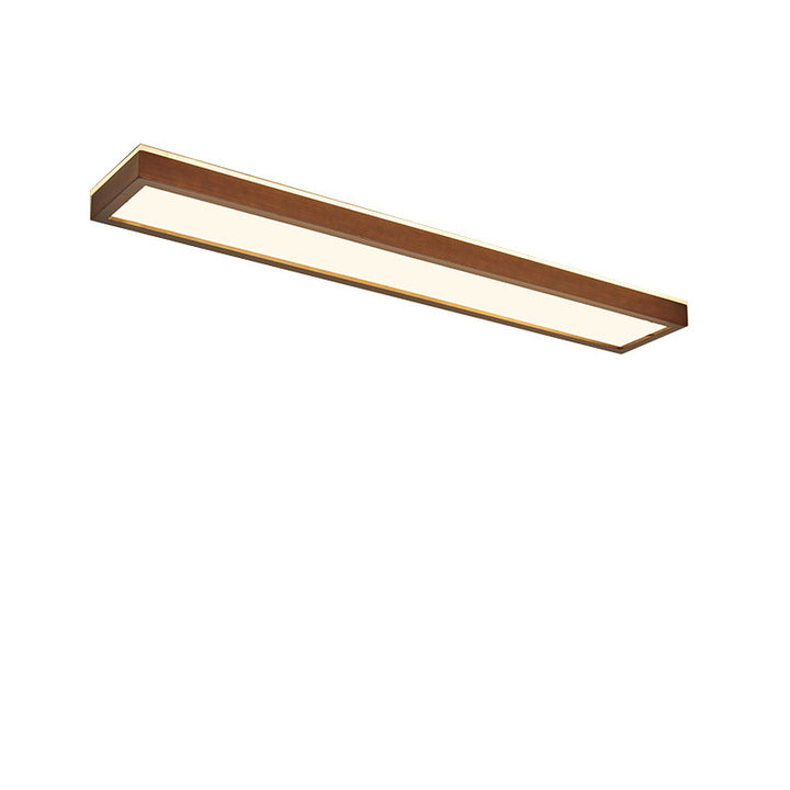 Solid Wood Balcony Long Ceiling Lamp