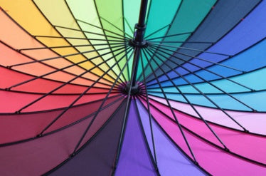 Rainbow Festival Umbrella by 253444