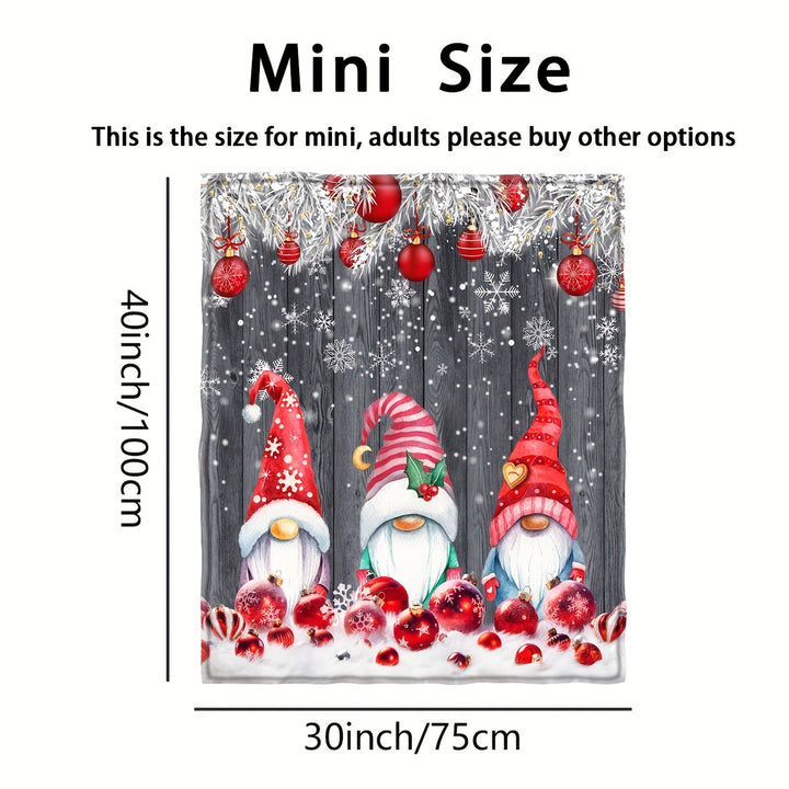 Manta de Natal Reversível Quatro Estações para Sofá Cama