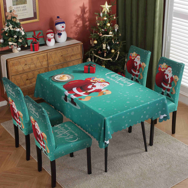 Waterproof And Oil-proof Christmas Tablecloth by 253444