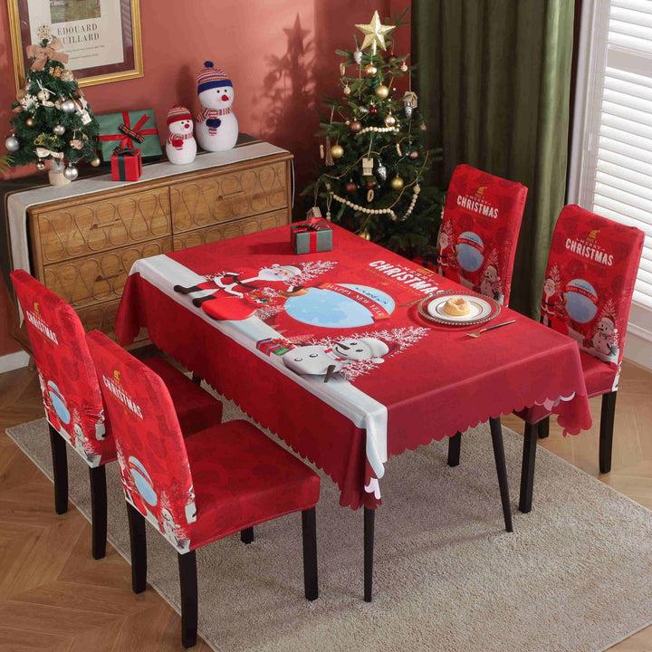 Waterproof And Oil-proof Christmas Tablecloth by 253444