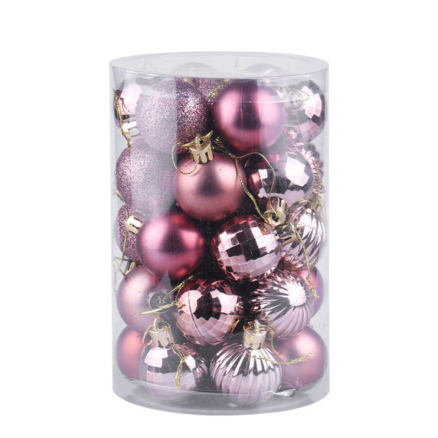Conjunto 34 Bolas de Natal 4 cm Multicor Brilho Festivo by 253444
