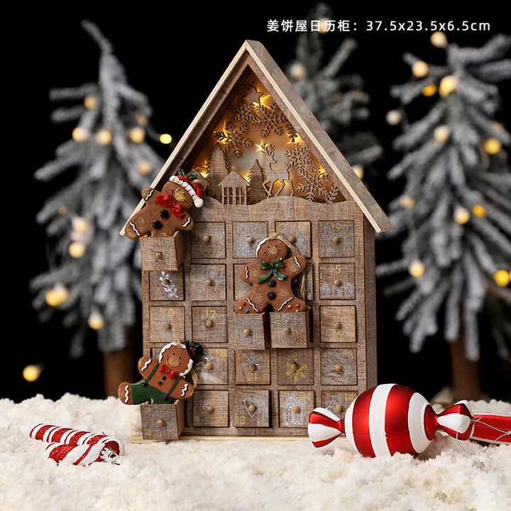Christmas decoration wooden calendar by 253444