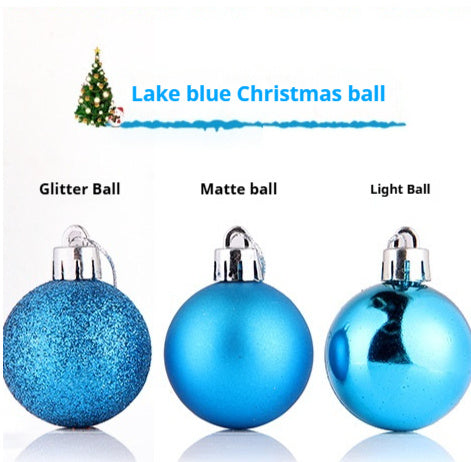 Christmas Ball Christmas Decorations 24 PCs Christmas Ball Set Christmas Tree Pendant by 253444
