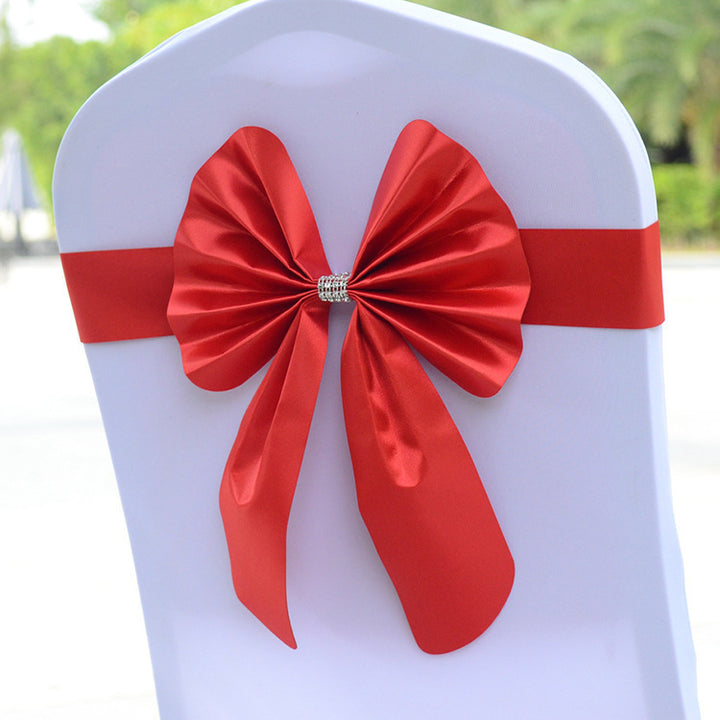 Red Christmas Special Traditional Bow Double-layer Luxury Door All-inclusive by 253444