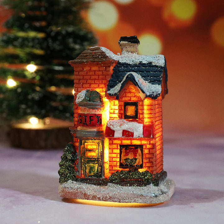 Christmas Decorations Micro Landscape Resin House by 253444