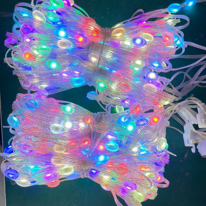 Smart LED RGB Curtain String Lights Bluetooth APP Control Christmas Fairy Light Garland DIY Picture Display Party Wedding Decor by 253444