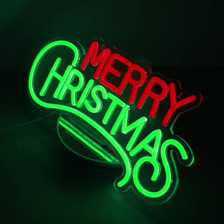 Luz Neon Natal USB Regulável para Quarto e Sala Decorativa