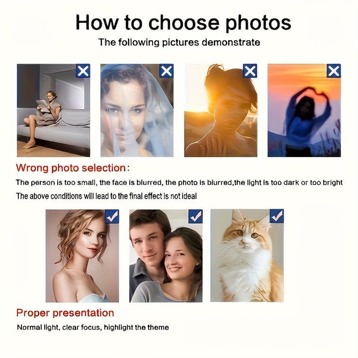 Kit Diamante 5D Personalizado 40x50 Use Sua Foto Decoração