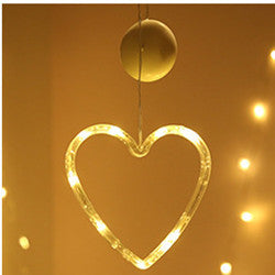 Star String Lights LED Christmas Curtain Lights Indoor Bedroom Home Party Decoration Snowman Christmas Tree Holiday Lights by 253444