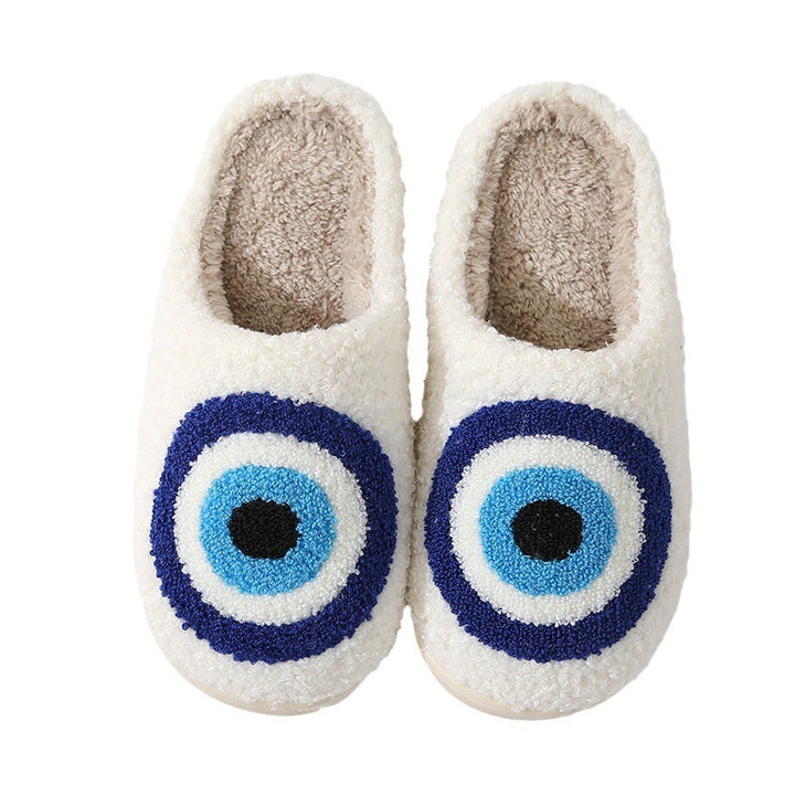 Winter Warm Home Christmas Elk Cotton Slippers by 253444