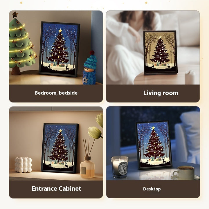 Altifalante Bluetooth Árvore de Natal Iluminada Decoração by 253444