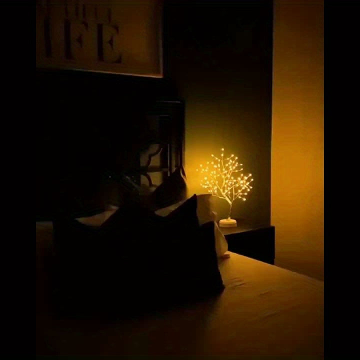 Lâmpada De Árvore 108 LEDs USB Bateria Decorativa Para Casa by Casa Perfeita