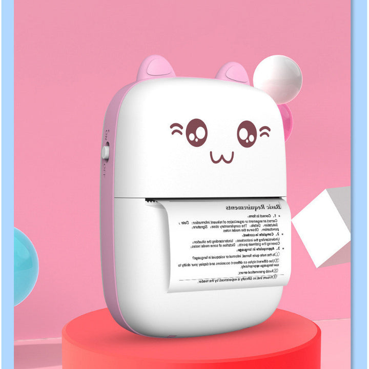 Mini Printer Portable Mini Bluetooth WiFi New Wrong Printer Mobile Phone Photo Title Note Hot Print Pocket Student Error Label Printer