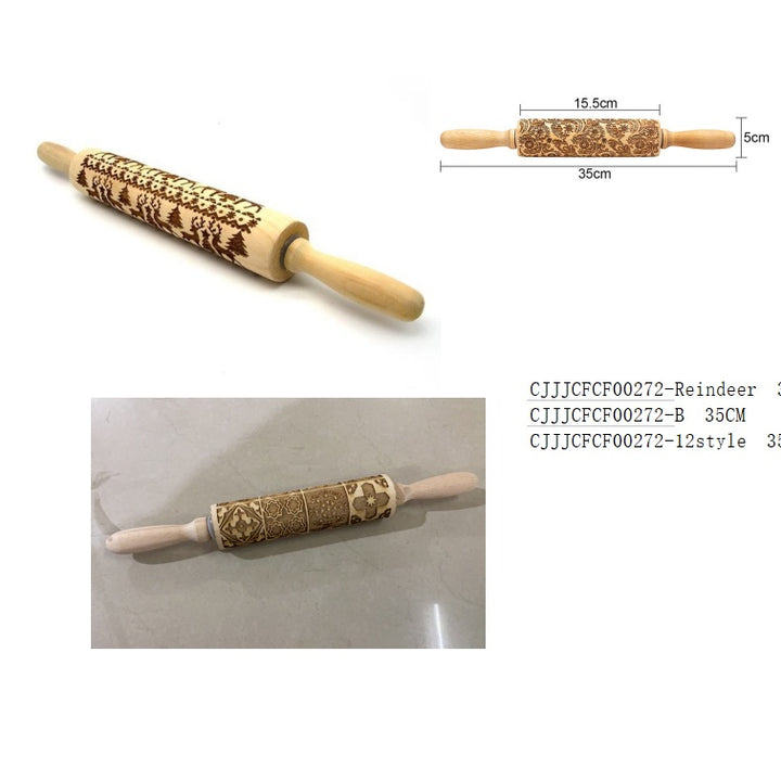 Rolling Pin Christmas Embossing by 253444