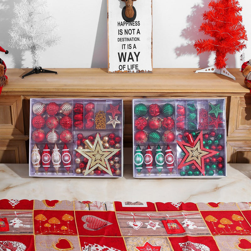 Ornament Christmas Tree Ball Decorations Xmas Ball Red Gold Silver Blue Hanging Home Party Decor by 253444