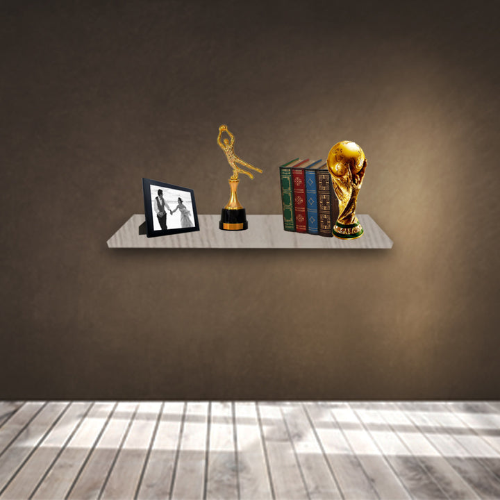 Prateleira MDF 80x15 Cm Com Suporte Elegante Casa Perfetta