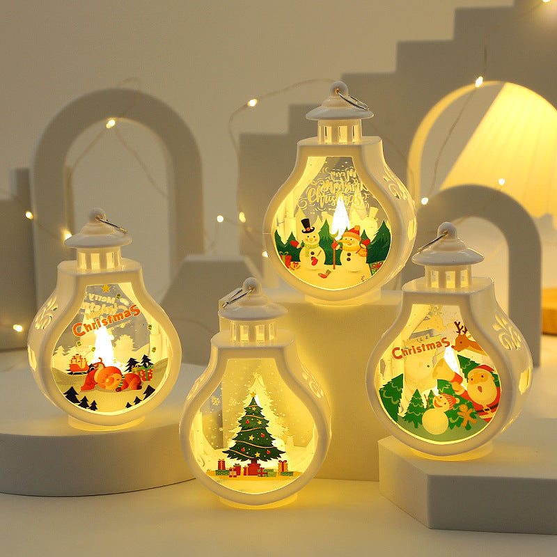 Christmas Candle Lamp Romantic Ornaments by 253444