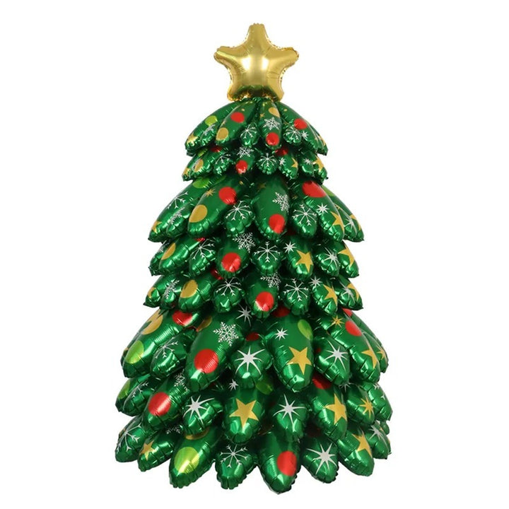 Cartoon Christmas Tree Aluminum Balloon Column by 253444