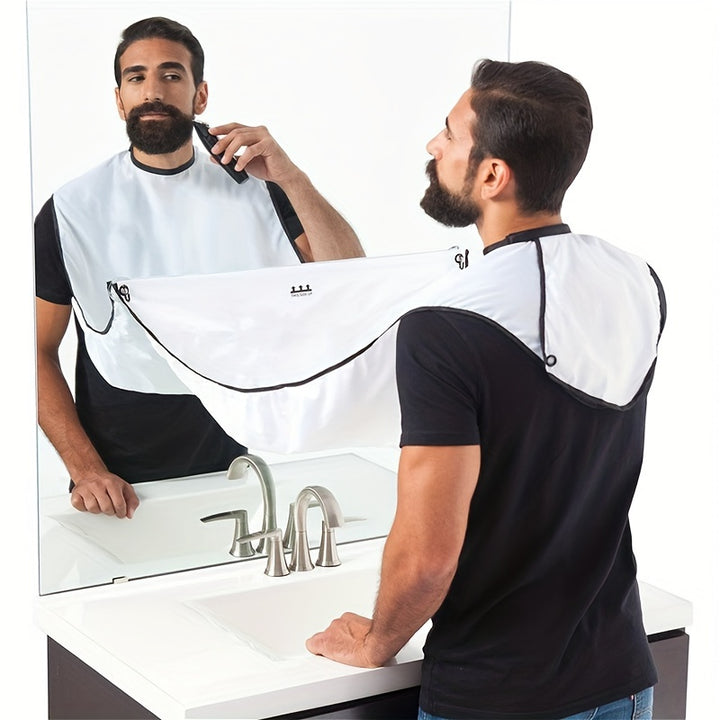 Babador de Barbear Masculino com Ventosa Fita Ampla
