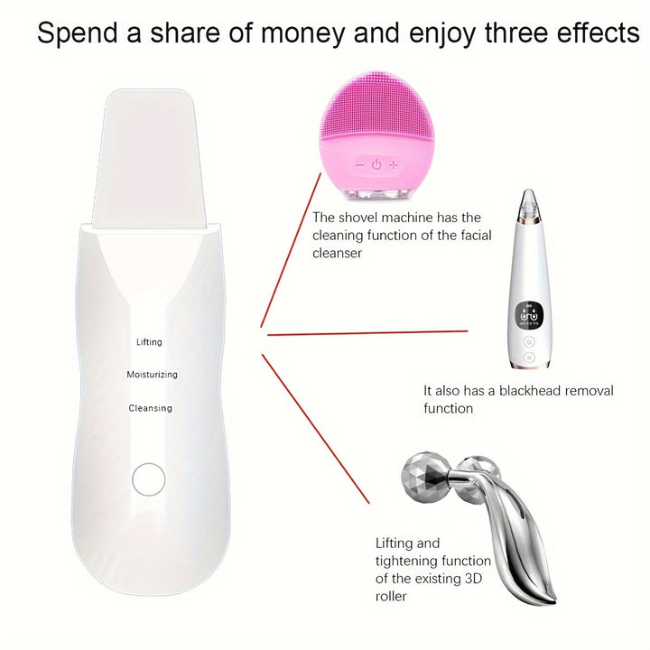 Facial Cleansing Brush - Deep Cleansing And Blackhead Removal With Massage, Valentine's Day Gift by Casa Perfeita