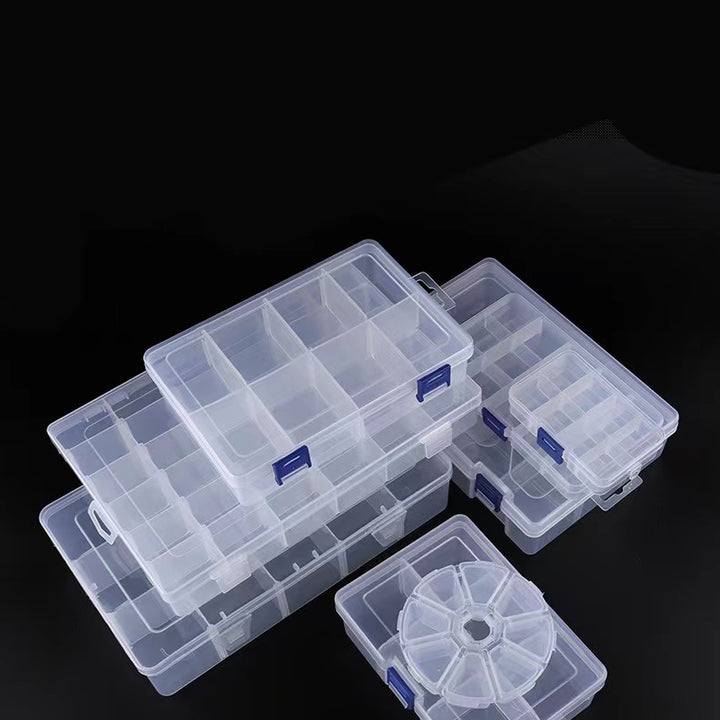 10 Grids 15 Grids 24 Grids Transparent Storage Tool Storage Box
